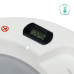 Fillikid Skládací dětská vanička Beluga s teploměrem white-grey