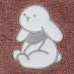 Fillikid Osuška s kapucí rabbit pink 75x75 cm