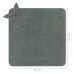 Fillikid Osuška s kapucí animal cat green 75x75cm
