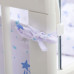 Fillikid Mantinel do přístavné postýlky stars white/blue 175x26 cm