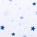 Fillikid Ložní souprava Luxe stars white/blue + matrace