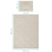 Fillikid Ložní povlečení 2-dílný set Jersey dog beige 100 x 135 cm