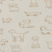 Fillikid Ložní povlečení 2-dílný set Jersey dog beige 100 x 135 cm