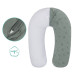 Fillikid kojící polštář whale green 190 cm