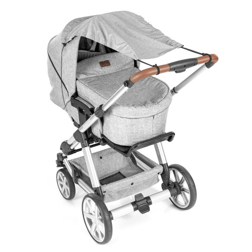 Reer Sluneční clona na kočárek ShineSafe grey - melange UPF 80+ Reer Sluneční clona na kočárek ShineSafe grey - melange UPF 80+