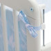 Fillikid Ložní souprava Luxe leaves light blue + matrace Fillikid Ložní souprava Luxe leaves light blue + matrace