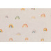 Fillikid Podložka na hraní šestihranná Jersey rainbows beige