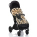 Fillikid Fusak zimní z merino jehněčí kožešiny Bernina snow Leopard black