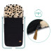 Fillikid Fusak zimní z merino jehněčí kožešiny Bernina snow Leopard black