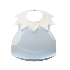 Plastový bryndák s límcem, Baby Blue