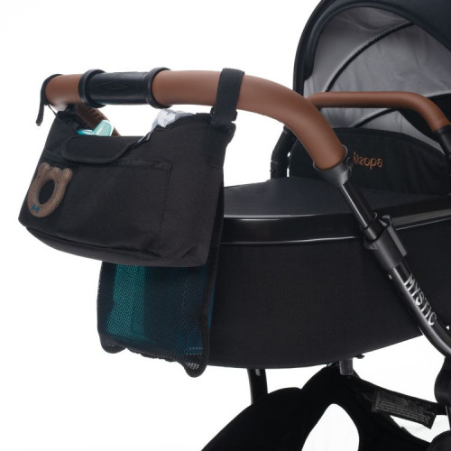 Organizér na kočárek Plus, Black Organizér na kočárek Plus, Black