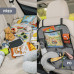 Organizér na sedadlo + kapsa na tablet, Grey
