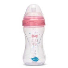 Lahvička 330ml, Transparent pink