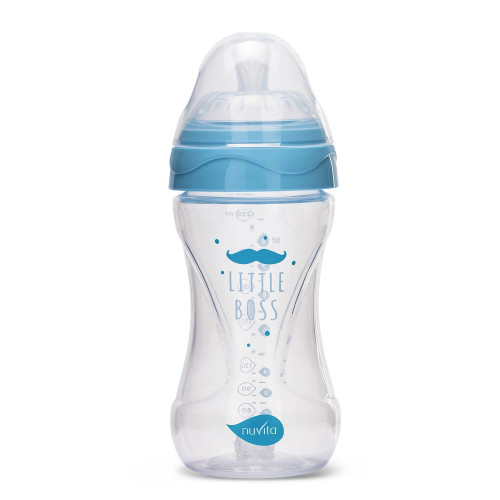 Lahvička 250ml, Transparent blue Lahvička 250ml, Transparent blue