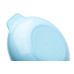 Set termotalířku s silikonovou lžičkou a hrnečkem, Pastel blue