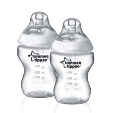 Tommee Tippee Natural Start Samosterilizační Kojenecká Lahev s ANTI-COLIC savičkou Pomalý Průtok 260