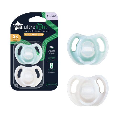 CTN Dudlík Ultra-light 0-6m, 2 ks CTN Dudlík Ultra-light 0-6m, 2 ks