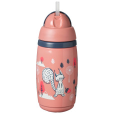 Superstar netekoucí hrnek s brčkem pro batolata , 12+, 266 ml, Růžová