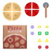 Dřevěná pizza v krabičce Dřevěná pizza v krabičce