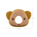 Silikonové dřevěné kousátko Koala, Sand Beige Silikonové dřevěné kousátko Koala, Sand Beige