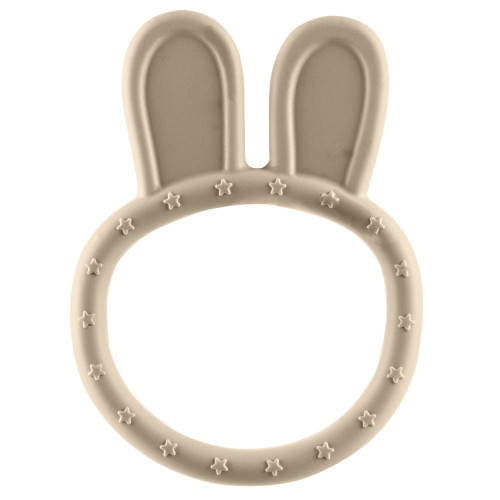 Silikonové kousátko Rabbit, Sand Beige Silikonové kousátko Rabbit, Sand Beige