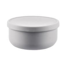 Silikonová miska s víčkem, Dove Grey