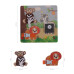 Dřevěné montessori puzzle, Wood, Hnědá