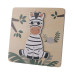 Dřevěné puzzle malé, Zebra Dřevěné puzzle malé, Zebra