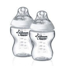 Tommee Tippee Natural Start Samosterilizační Kojenecká Lahev s ANTI-COLIC savičkou Pomalý Průtok 260