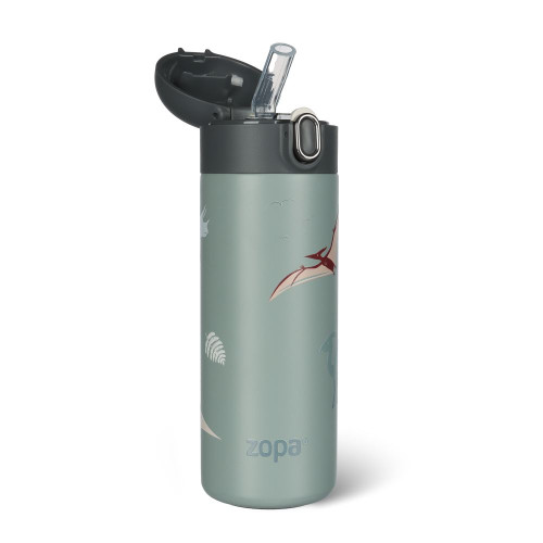 Termoska na tekutiny s brčkem 400 ml, Dino Termoska na tekutiny s brčkem 400 ml, Dino