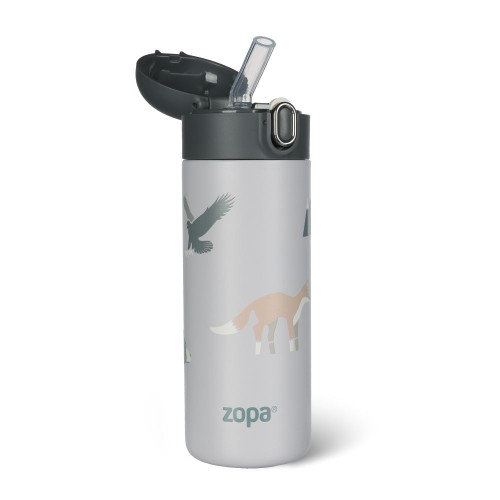 Termoska na tekutiny s brčkem 400 ml, Mountains Termoska na tekutiny s brčkem 400 ml, Mountains