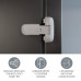 Zámek lednice s pojistkou 1ks, White Zámek lednice s pojistkou 1ks, White