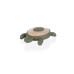 Silikonové dřevěné kousátko Turtle, Forest Green Silikonové dřevěné kousátko Turtle, Forest Green