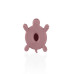 Silikonové dřevěné kousátko Turtle, Old Pink Silikonové dřevěné kousátko Turtle, Old Pink