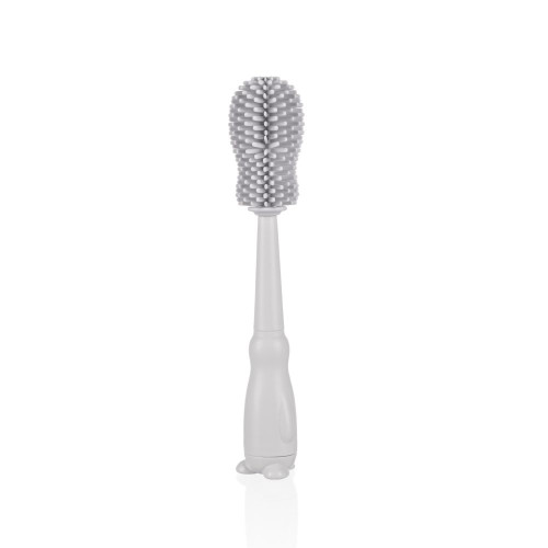 Silikonový kartáč na dětskou lahev 3v1, Light Grey Silikonový kartáč na dětskou lahev 3v1, Light Grey