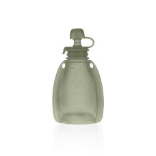 Silikonová plnitelná kapsička na dětskou stravu, Transparent Green