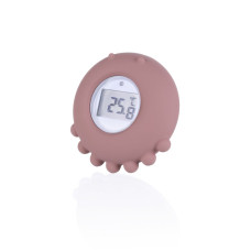 Silikonový digitální teploměr 2v1, Old Pink