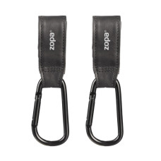 Multifunkční popruh se skobou DELUXE 2 ks, Black