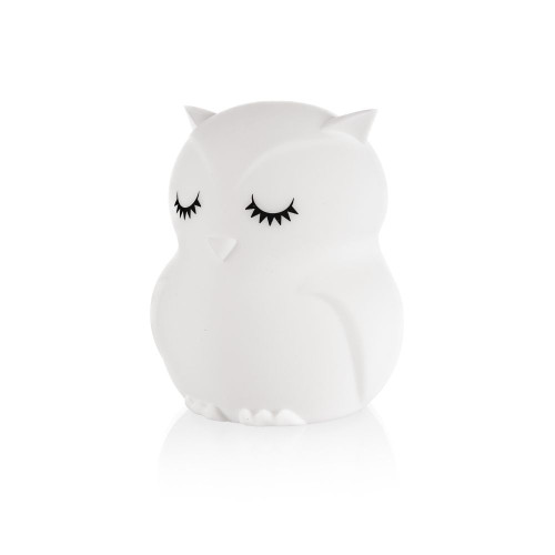 Silikonová LED noční lampička vel. M, Owl Silikonová LED noční lampička vel. M, Owl