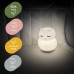 Silikonová LED noční lampička vel. M, Owl Silikonová LED noční lampička vel. M, Owl