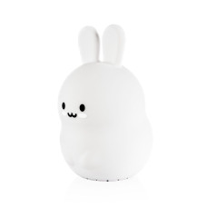 Silikonová LED noční lampička s hudbou vel. L, Rabbit