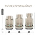 Prodyšná podložka do autosedačky Breeze sk. 2/3, Toffee Brown