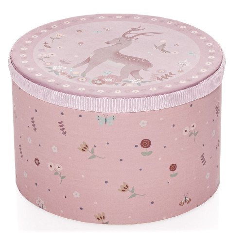 Dřevěný dětský bubínek, Pink Dřevěný dětský bubínek, Pink