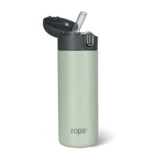 Termoska na tekutiny s brčkem 400 ml, Pistacio green