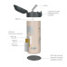 Termoska na tekutiny s brčkem 400 ml, Cookie beige Termoska na tekutiny s brčkem 400 ml, Cookie beige