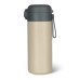 Termoska na tekutiny s brčkem a silikonovým držákem 350 ml, Cookie beige Termoska na tekutiny s brčkem a silikonovým držákem 350 ml, Cookie beige