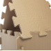 Pěnová podložka Puzzle 30x30 cm 9ks, Hazel Brown Pěnová podložka Puzzle 30x30 cm 9ks, Hazel Brown