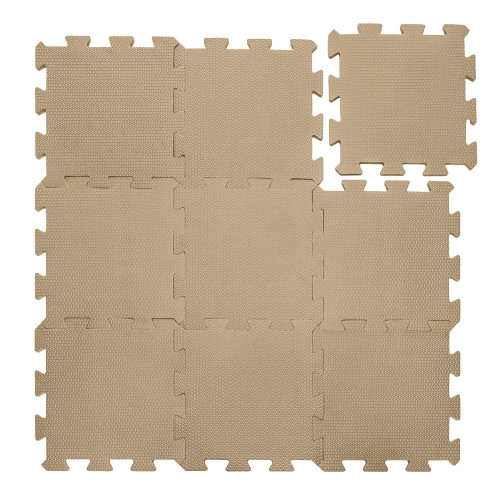 Pěnová podložka Puzzle 30x30 cm 9ks, Hazel Brown Pěnová podložka Puzzle 30x30 cm 9ks, Hazel Brown