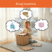 Pěnová podložka Puzzle 30x30 cm 9ks, Sugar Pink Pěnová podložka Puzzle 30x30 cm 9ks, Sugar Pink