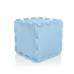 Pěnová podložka Puzzle 30x30 cm 9ks, Floral Blue
